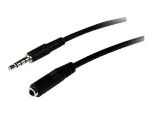 StarTech .com Câble d'extension de casque TRRS 4 positions 3,5 mm de 1 m - miniature 3