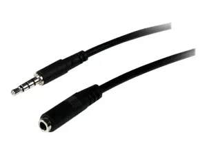 StarTech .com Câble d'extension de casque TRRS 4 positions 3,5 mm de 1 m - miniature 4