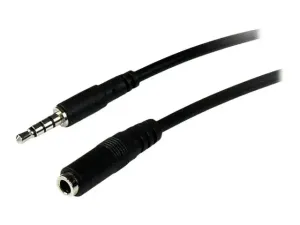 StarTech .com Câble d'extension de casque TRRS 4 positions 3,5 mm de 2 m - miniature 1