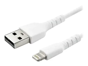 StarTech .com Câble USB-A vers Lightning Blanc Robuste 1m - miniature 2