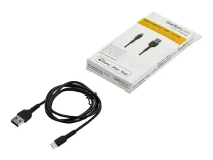StarTech .com Câble USB-A vers Lightning Noir Robuste 1m - miniature 3