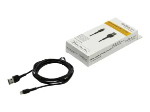 StarTech .com Câble USB-A vers Lightning Noir Robuste 2m - miniature 2