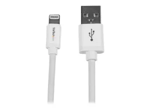 Startech Câble Apple® Lightning vers USB pour iPhone, iPod, iPad 2 m Blanc - miniature 1