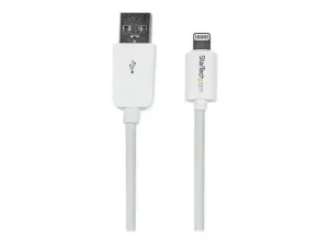 StarTech .com Câble Apple® Lightning vers USB pour iPhone, iPod, iPad 3 m Blanc - miniature 2