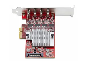StarTech .com 4-Port USB Type-C PCIe Card, USB-C 10Gb, 4x Controllers, TAA - miniature 1