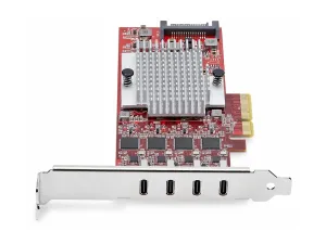 StarTech .com 4-Port USB Type-C PCIe Card, USB-C 10Gb, 4x Controllers, TAA - miniature 3