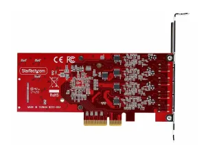 StarTech .com 4-Port USB Type-C PCIe Card, USB-C 10Gb, 4x Controllers, TAA - miniature 4
