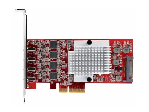 StarTech .com 4-Port USB Type-C PCIe Card, USB-C 10Gb, 4x Controllers, TAA - miniature 2