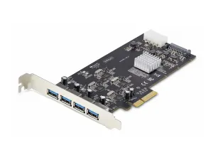Startech 4-Port USB-A PCIe Card, USB 3.2 5Gbps, 4x USB Controllers - miniature 5