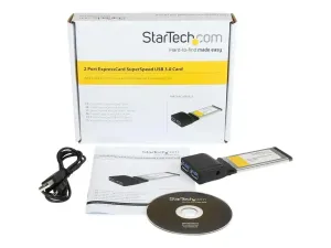 StarTech .com Carte Adaptateur ExpressCard vers 2 Ports USB 3.0 avec Support UASP - miniature 3