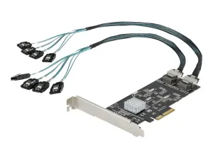 StarTech .com Carte Contrôleur SATA PCIe 8 ports - miniature 5