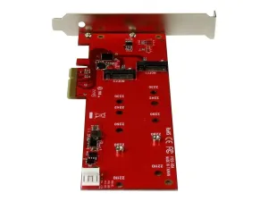 Startech Carte contrôleur PCI Express pour 2 SSD M.2 NGFF - miniature 2