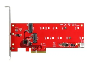 Startech Carte contrôleur PCI Express pour 2 SSD M.2 NGFF