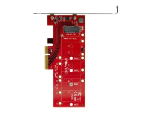 Startech Adaptateur PCI Express x4 vers SSD M.2 PCIe - miniature 4