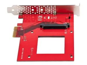 StarTech .com U.3 to PCIe Adapter Card, PCIe 4.0 x4 Adapter For 2.5" U.3 NVMe SSDs, SFF-TA-1001 PCI Express Add-in Card for Desktops/Servers, TAA Compliant - miniature 2