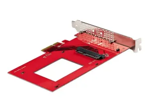 StarTech .com U.3 to PCIe Adapter Card, PCIe 4.0 x4 Adapter For 2.5" U.3 NVMe SSDs, SFF-TA-1001 PCI Express Add-in Card for Desktops/Servers, TAA Compliant - miniature 5