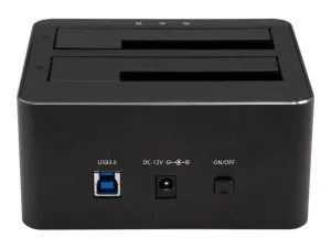 StarTech .com Dock pour Disques Durs SATA à USB 3.0 2 Baies, SSD/HDD SATA - miniature 2