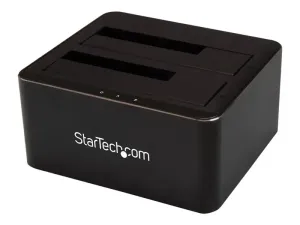 StarTech .com Dock pour Disques Durs SATA à USB 3.0 2 Baies, SSD/HDD SATA - miniature 3