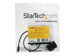 Startech Adaptateur USB 3.1 (10 Gb/s) pour disque dur SATA III de 2,5" avec USB-C et UASP (USB31CSAT3CB) - miniature 3
