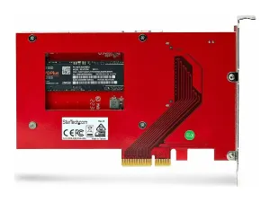 StarTech .com M.2 to U.3 Adapter, For M.2 NVMe SSDs, PCIe M.2 Drive to 2.5inch U.3 (SFF-TA-1001) Host Adapter/Converter, TAA Compliant - miniature 3