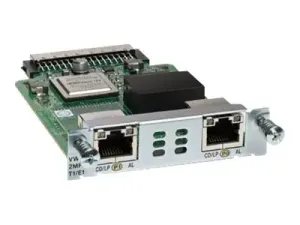 Cisco Third-Generation 2-Port T1/E1 Multiflex Trunk Voice/WAN Interface Card - miniature 1