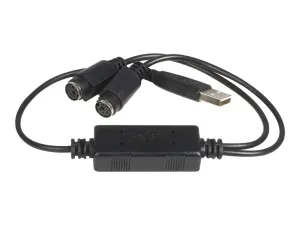 StarTech .com Adaptateur clavier et souris USB vers PS2 - miniature 2