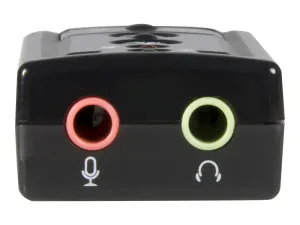 StarTech .com Carte son externe USB vers audio stéréo avec contrôle de volume - miniature 1