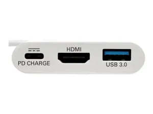 Eaton Tripp Lite Series USB C to HDMI Multiport Video Adapter Converter 1080p w/ USB-A Hub & USB-C PD Charging, Thunderbolt 3 CompatibleUSB Type C to HDMI, USB-C to HDMI, USB Type-C to HDMI - miniature 3