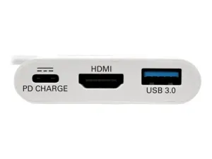 Eaton Tripp Lite Series USB C to HDMI Multiport Video Adapter Converter 1080p w/ USB-A Hub & USB-C PD Charging, Thunderbolt 3 CompatibleUSB Type C to HDMI, USB-C to HDMI, USB Type-C to HDMI - miniature 1