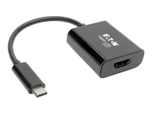 Eaton Tripp Lite Series USB C to HDMI Adapter Converter M/F 4K USB Type C to HDMI Black USB Type C, Thunderbolt 3 Compatible - miniature 3