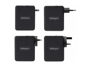 Startech 140W USB-C Wall Charger, USB-C/USB-A, PD GaN Power Adapter - miniature 4