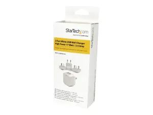 StarTech .com Chargeur mural USB à 2 ports - miniature 3