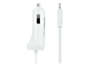 Startech Chargeur Voiture Lightning avec Câble Spiralé de 1m - miniature 5