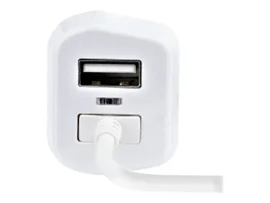 Startech Chargeur Voiture Lightning avec Câble Spiralé de 1m - miniature 1