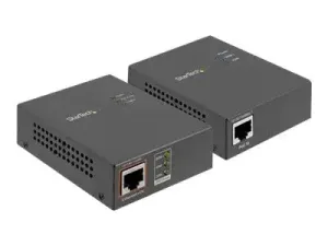StarTech .com 1 Port Gigabit PoE Injector & Splitter Kit, 60W High Power over Ethernet Injector 100m/12-24V DC Splitter 802.3bt Midspan Single Port Ultra PoE LAN/RJ45 Security/Monitoring - miniature 5