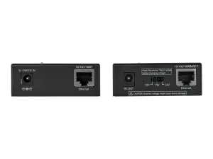 StarTech .com 1 Port Gigabit PoE Injector & Splitter Kit, 60W High Power over Ethernet Injector 100m/12-24V DC Splitter 802.3bt Midspan Single Port Ultra PoE LAN/RJ45 Security/Monitoring - miniature 2