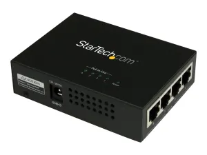 StarTech .com Injecteur PoE+ à 4 ports Gigabit - miniature 1