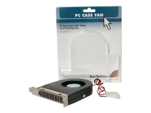 StarTech .com Ventilateur d'évacuation arrière de la fente d'extension avec connecteur LP4 - miniature 4