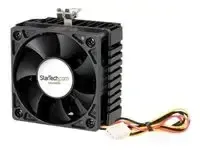 StarTech .com Ventilateur de processeur Socket 7/370 65 x 60 x 45 mm avec dissipateur thermique et connecteur TX3 - miniature 5