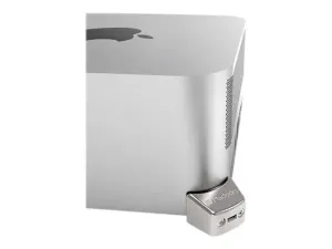 Compulocks Mac Studio Adaptateur de verrouillage Ledge avec câble antivol à combinaison argent - miniature 3
