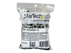 StarTech .com Paquet de 50 Vis et Ecrous Cages M6 pour Rack ou Armoire Serveur - miniature 4