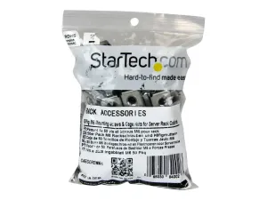 StarTech .com Paquet de 50 Vis et Ecrous Cages M6 pour Rack ou Armoire Serveur - miniature 1