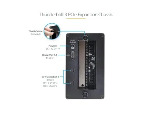 StarTech .com Chassis d'extension Thunderbolt 3 vers PCIe x16 - miniature 5