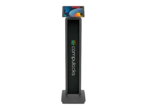 Compulocks Magnetix Support de sol personnalisable magnétique universel pour tablette en noir - miniature 1