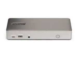 StarTech .com Triple-Monitor USB4 Docking Station, 4K 60Hz HDMI or DisplayPort, 100W Laptop Charging, 2.5GbE, USB-C Multi-Monitor Dock, Driverless - miniature 1