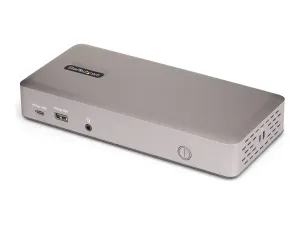 StarTech .com Triple-Monitor USB4 Docking Station, 4K 60Hz HDMI or DisplayPort, 100W Laptop Charging, 2.5GbE, USB-C Multi-Monitor Dock, Driverless - miniature 3