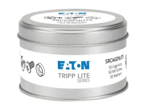 Eaton Tripp Lite Series Rack Enclosure Cabinet Square Hole Hardware Kit Screws, Washers - miniature 1