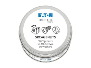 Eaton Tripp Lite Series Rack Enclosure Cabinet Square Hole Hardware Kit Screws, Washers - miniature 5