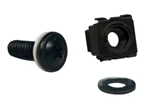 Eaton Tripp Lite Series Rack Enclosure Cabinet Square Hole Hardware Kit Screws, Washers - miniature 3