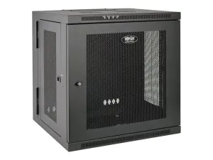 Eaton Tripp Lite Series 10U Wall Mount Rack Enclosure Server Cabinet Hinged w/ Door & Sides - miniature 1
